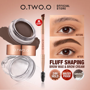 O.TWO.O 2-in-1 Eyebrow Cream & Wax