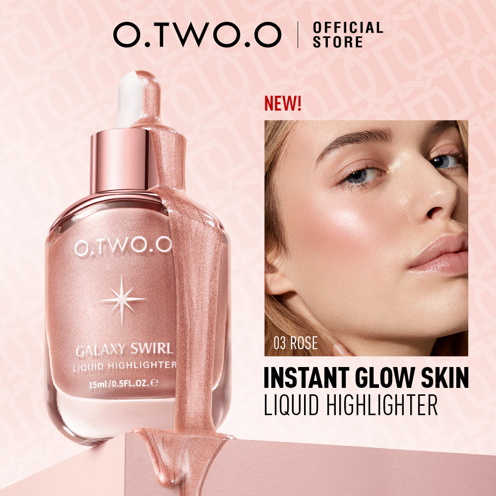 O.TWO.O Ultra Creamy Liquid Highlighter – 4 Radiant Shades | Glow Makeup in Qatar
