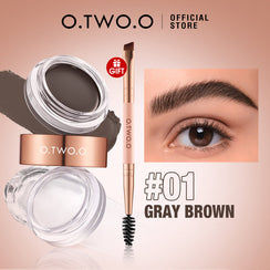 O.TWO.O 2-in-1 Eyebrow Cream & Wax – Long-Lasting Natural Brows in Qatar