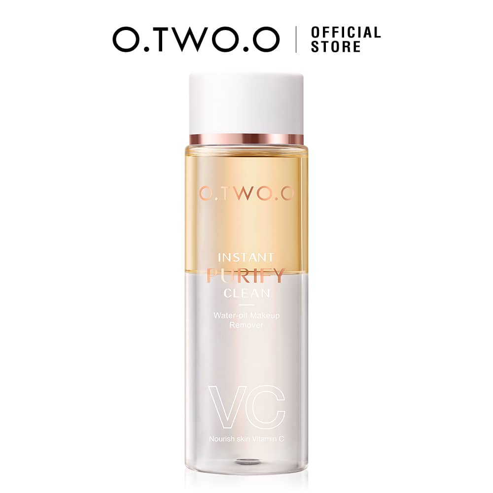 O.TWO.O Water Oil Makeup Remover – Dual-Phase Cleanser (100ml) | Gentle & Effective Makeup Remover in Qatar