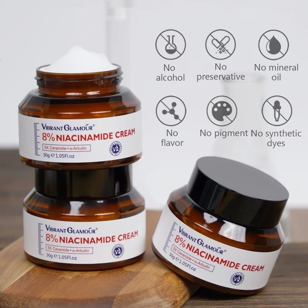 Vibrant Glamour Brightening and Pore-Minimizing Face Cream