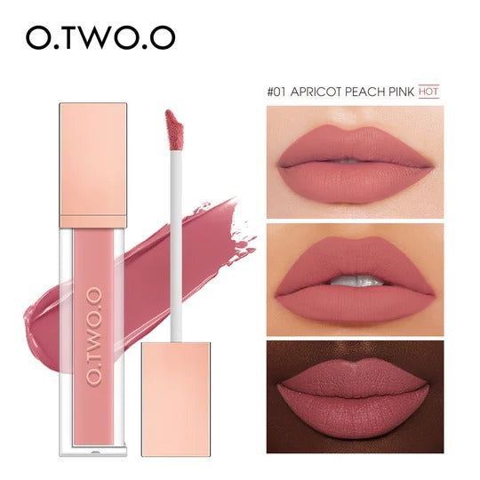 O.TWO.O Matte & Strong Waterproof Lip Gloss – Velvet Finish, Long-Lasting Color | Qatar